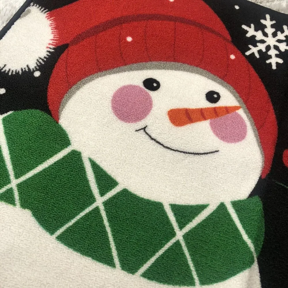 New Christmas Door Mat Indoor Outdoor Non Slip Floor Rug Entryway Welcome Carpet